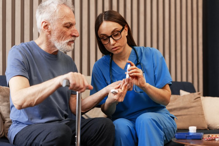 Diabetes management services at skilled nursing facility in Shreveport, LA